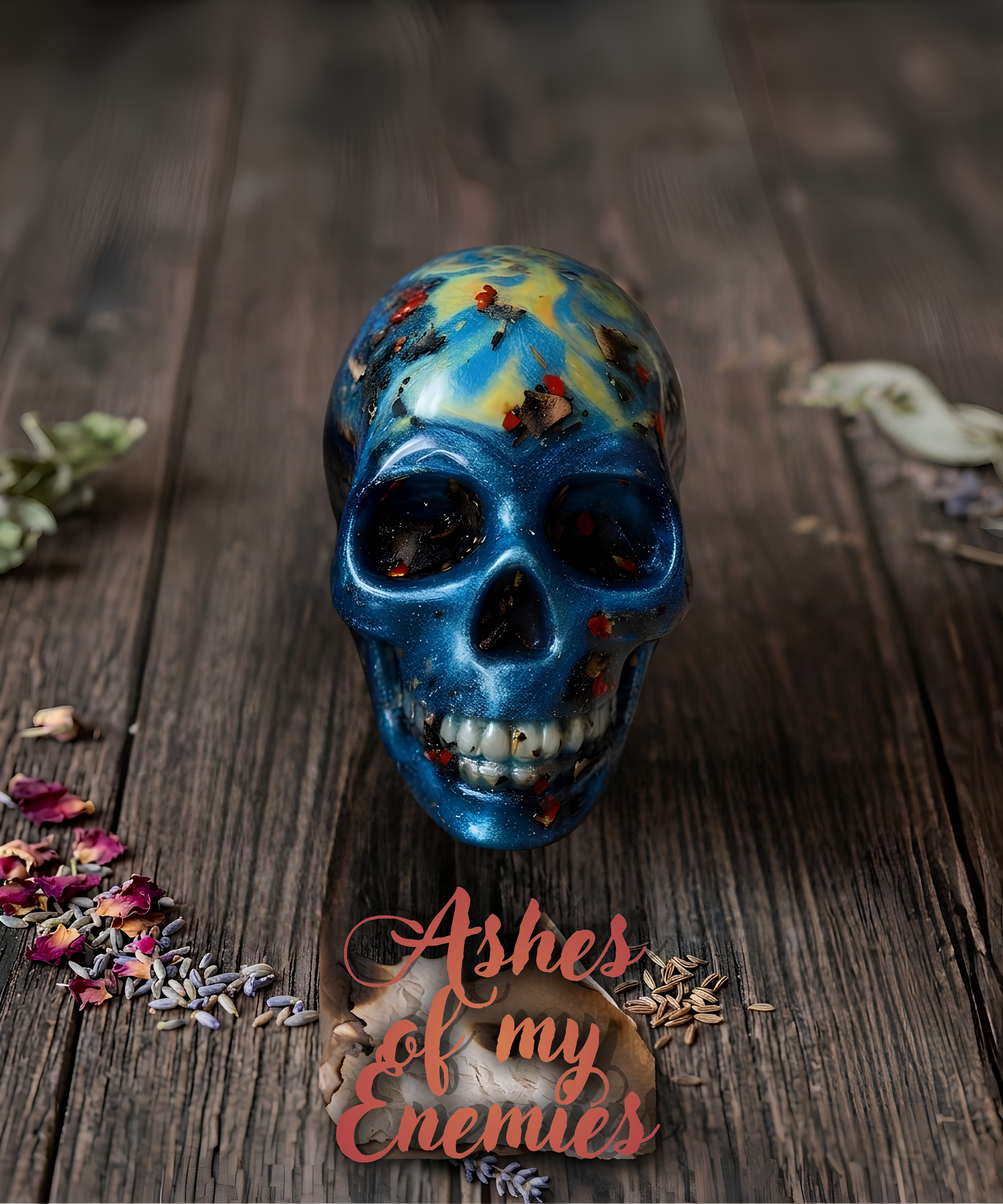 Ashes of My Enemies blue skull