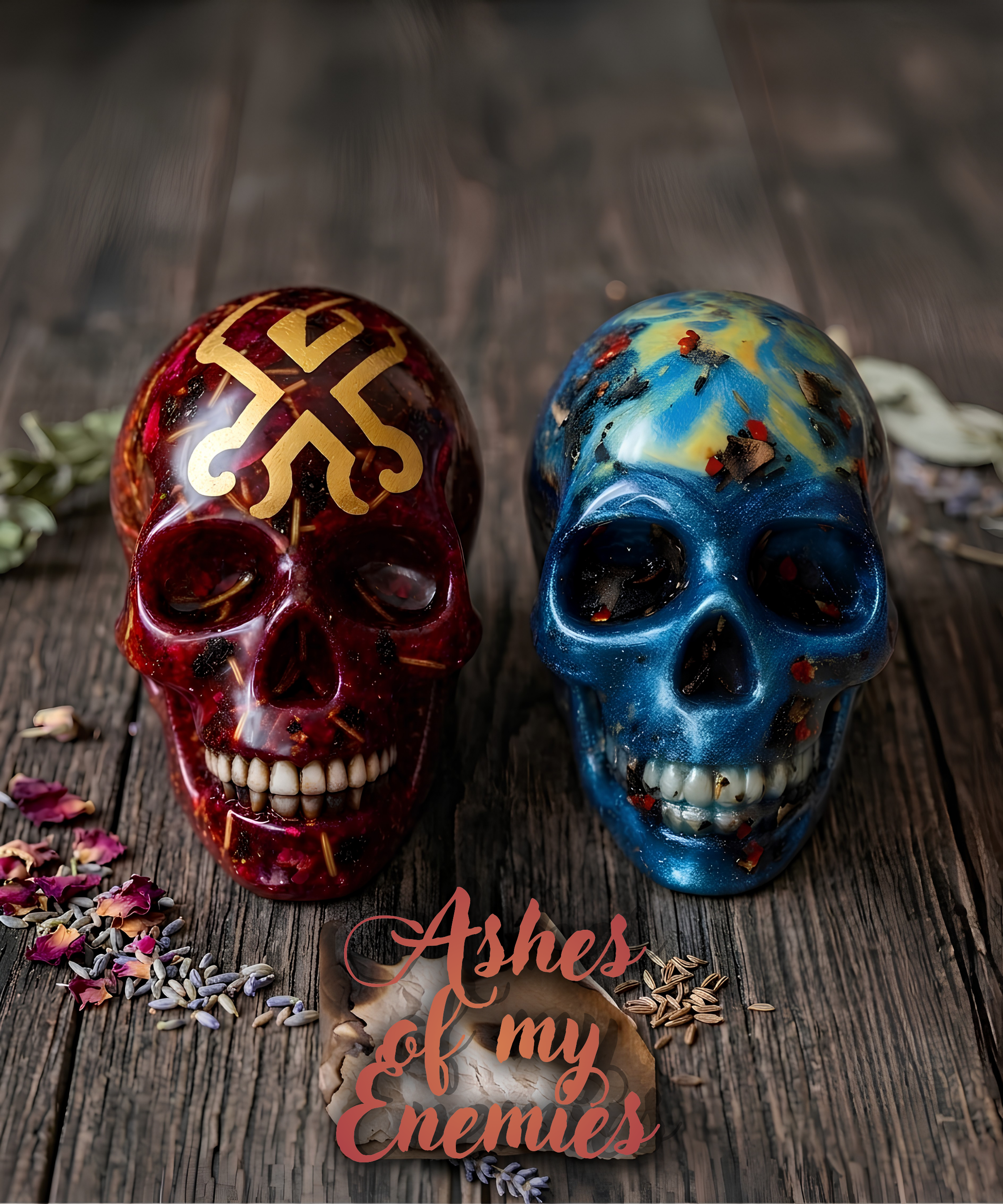Ashes of My Enemies skull pair